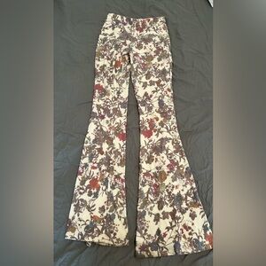 Floral Boho Flare Pants